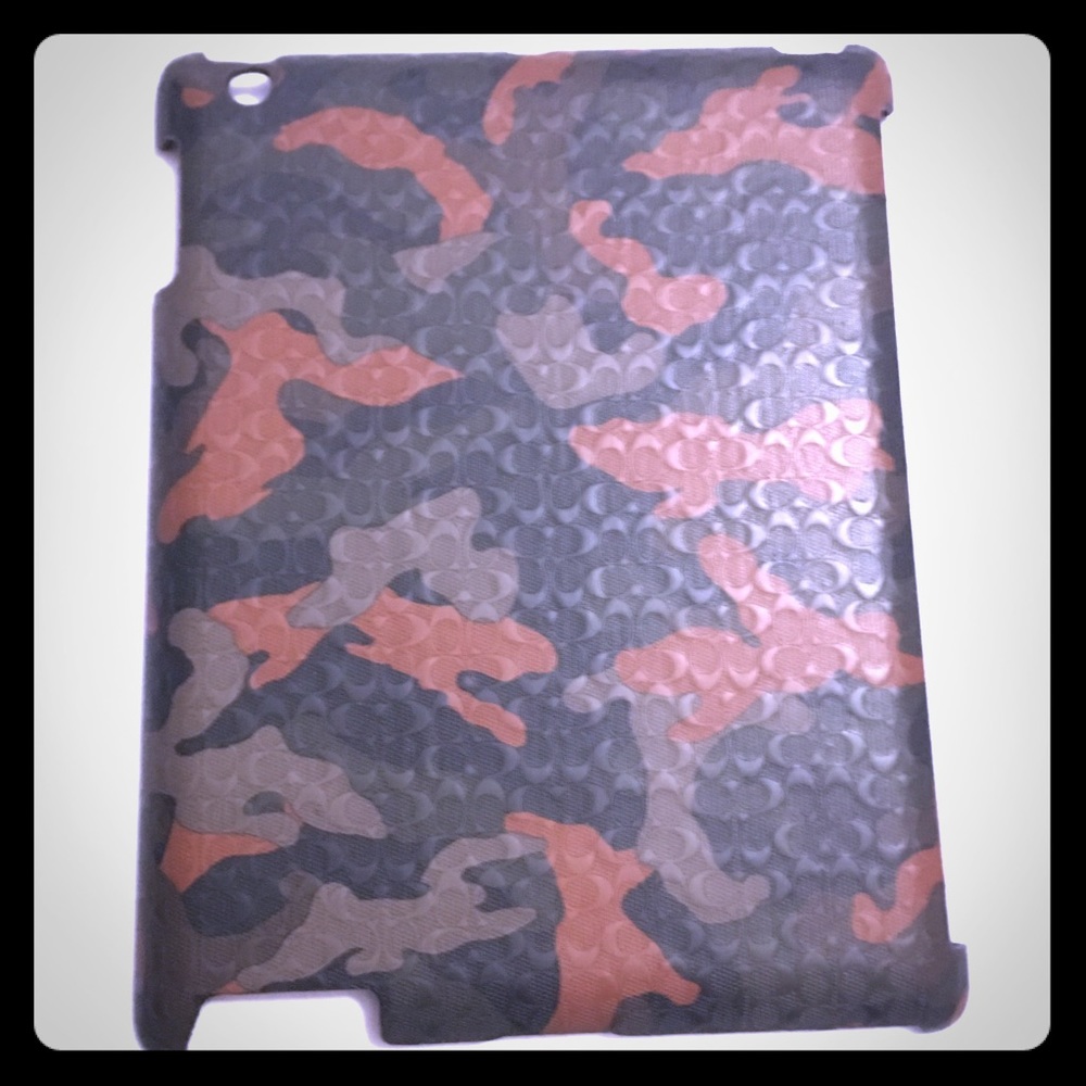 Coach IPad hard case camo cover
